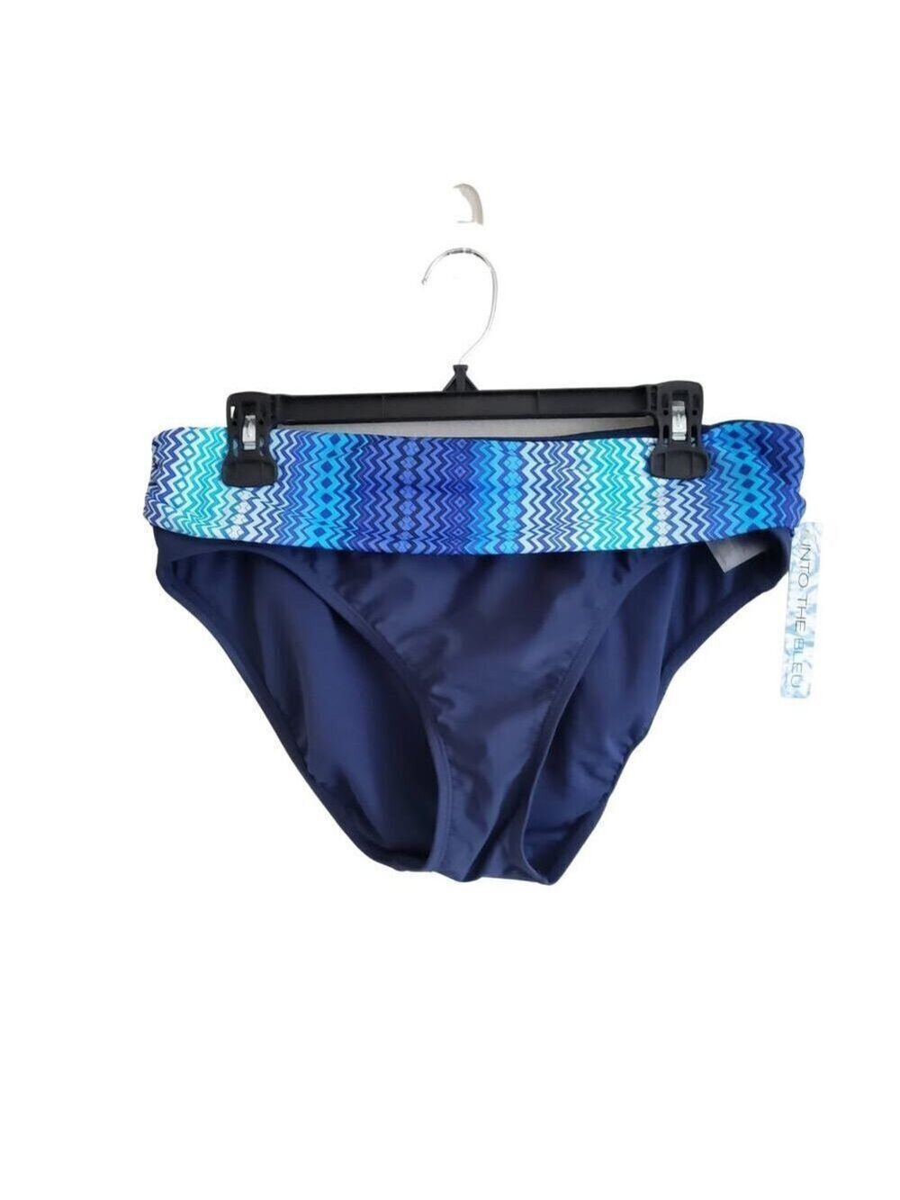 Into The Bleu Blue Bikini Bottom Size 12